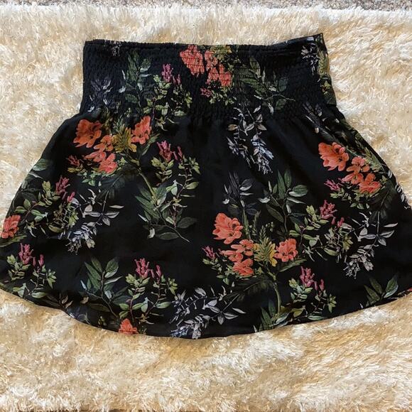 NWT PARKER PRINT SMOCKED TIE WAIST MINI SKIRT - Picture 11 of 13